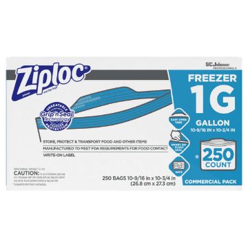 Picture of SCJP ZIPLOC FREEZER GALLON BAG - 250 COUNT