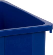 Picture of 23-Gal Trim Line Rectangle Waste Container - Recycle Blue - 4 Per Case