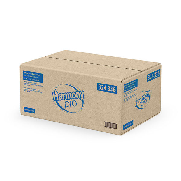 Picture of HARMONY PRO - 2-PLY CUBED FACIAL TISSUE 36 BOXES OF 85 PER CASE (42)