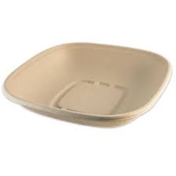 Picture of 24 OZ FIBER SQUARE BOWL - COMPOSTABLE - 400 / CS